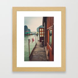 Fisherman's Backyard Framed Art Print