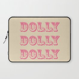 Dolly Dolly White and Pink Laptop Sleeve