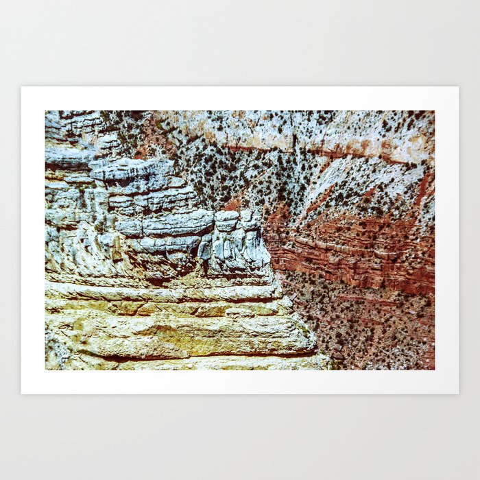 Grand Canyon Texture 2 Art Print By Cindiaugustine