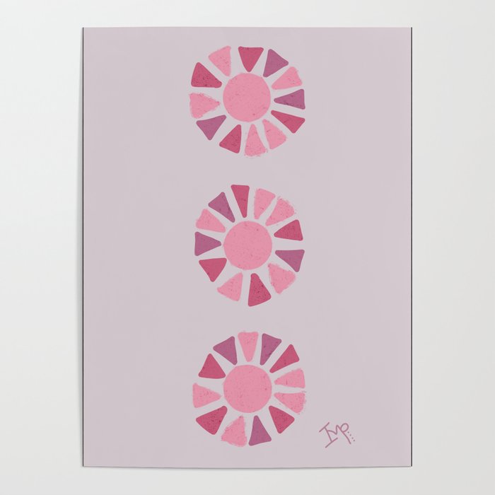 Pink modern sunshine | Cabin Crew Series Poster