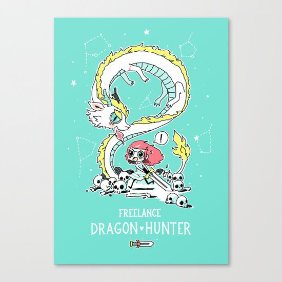 Dragon Hunter Canvas Print