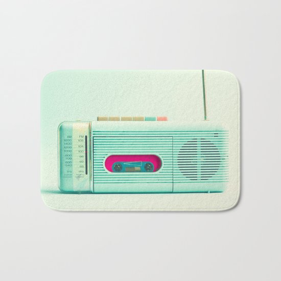 Radio Days Bath Mat