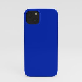 ROYAL BLUE solid color  iPhone Case | Nowcolor, Simple, Deep, Minimal, Pastel, Modern, Cerulean, Trendy, Blue, Shiny 