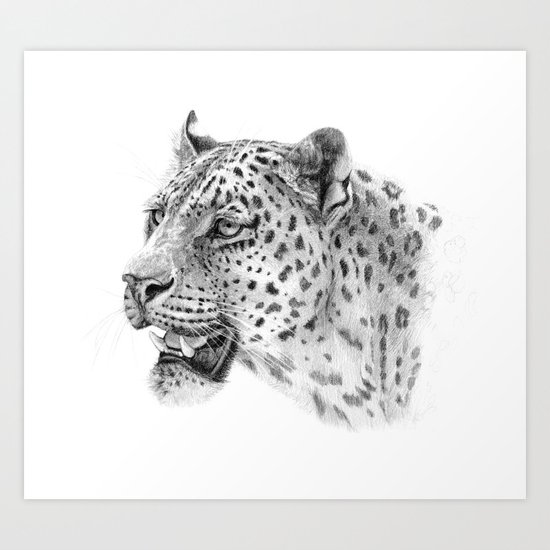 Leopard G2011-09 Art Print