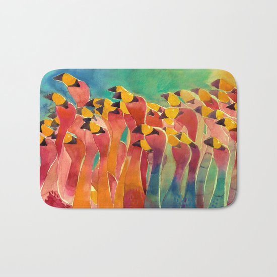 Flamingos Bath Mat