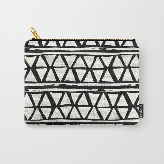 Tribal Geometric Band Carry-All Pouch