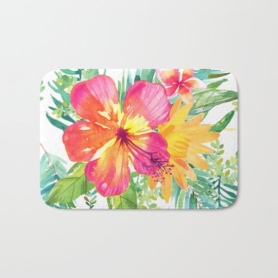 Floral paradise Bath Mat