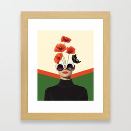 Make it Poppy Framed Art Print