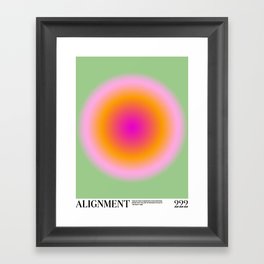 Angel Numbers: Alignment Framed Art Print