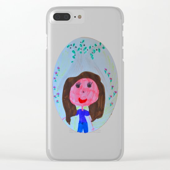 Elisavet loved the olive tree Clear iPhone Case