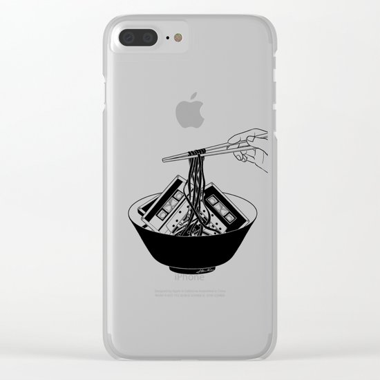 Enjoy Your Meal Clear iPhone Case