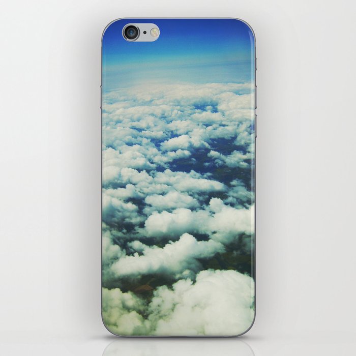 Clouds are the true mountains iPhone Skin