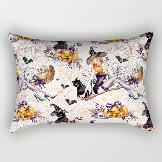 Halloween Witch #2 Rectangular Pillow