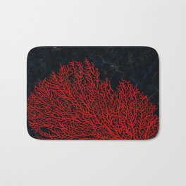 Sea Red Fan Coral Bath Mat | Seaweed, Redmarble, Coral, Surf, Graphicdesign, Underwaterart, Coralart, Corals, Fancoral, Art 