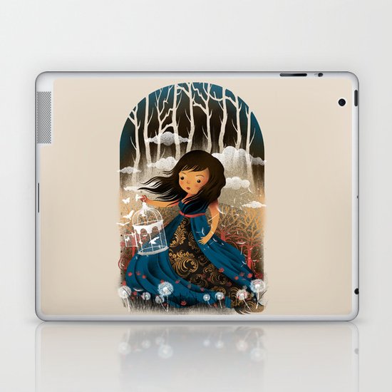 There Once Was A Girl In A Whimsical Land Laptop & iPad Skin