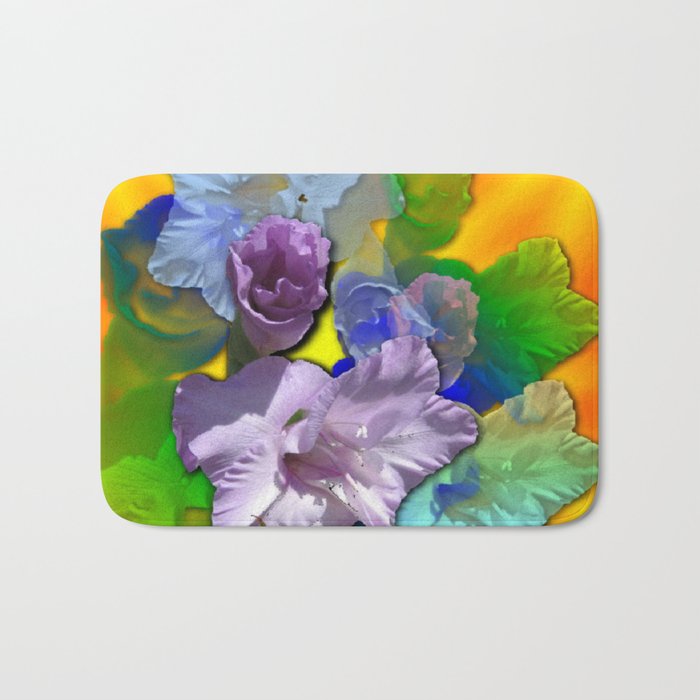 A PaintShop Pro creation with a flower photograph. Bath Mat