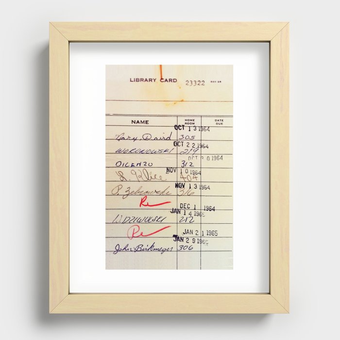 Recessed Framed Print