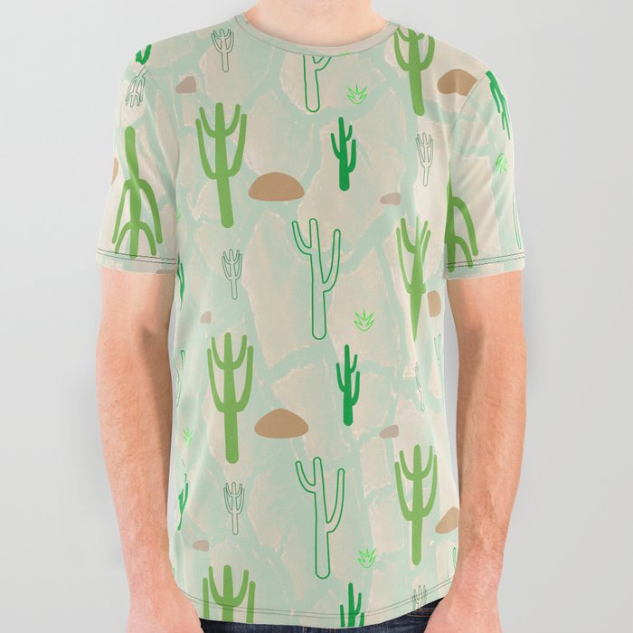 Cactus All Over Graphic Tee