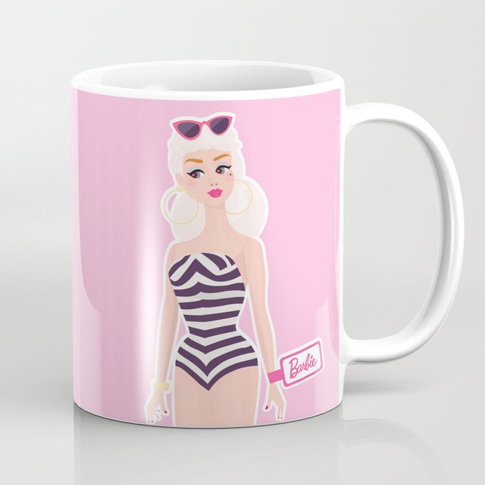 barbie coffee mug
