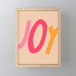Joy Framed Mini Art Print