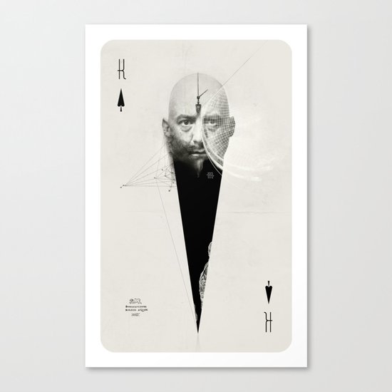 King of Spades Canvas Print