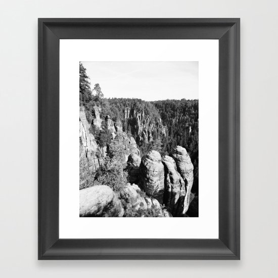 Sächsische Schweiz Framed Art Print