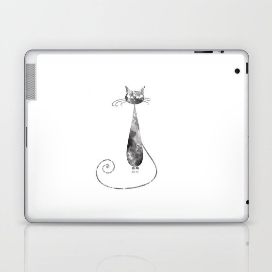 Serious Cat Laptop & iPad Skin