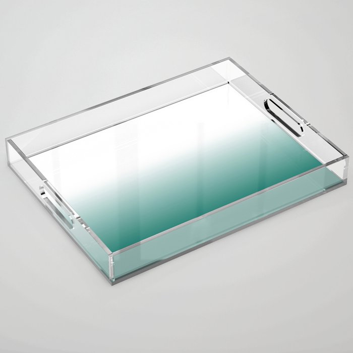 MISTY FOREST GREEN COLOR Acrylic Tray