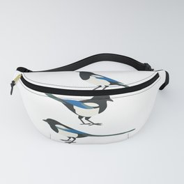 Funny Birds Magpie Fanny Pack