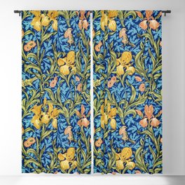 Iris by John Henry Dearle for William Morris Blackout Curtain
