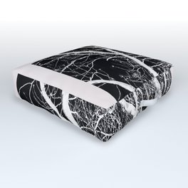 A Reversal Of Light With Trees Outdoor Floor Cushion