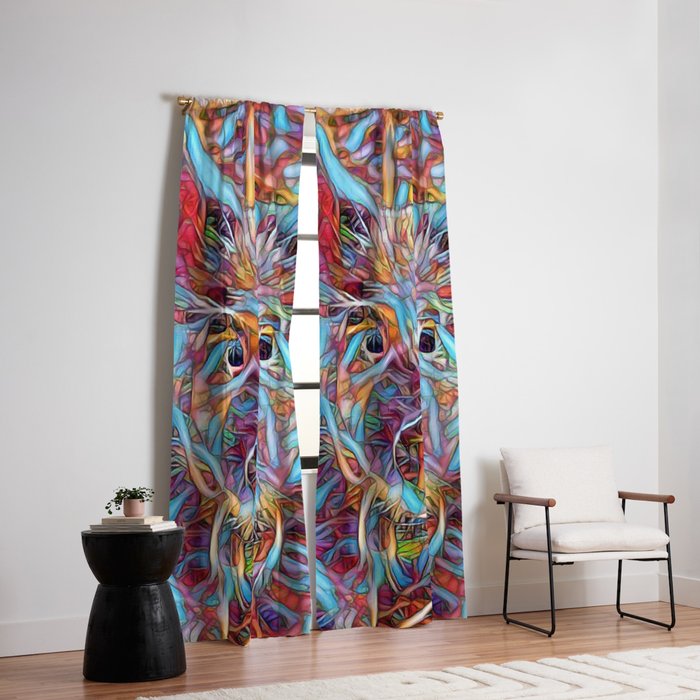 Funky Little Piglet Blackout Curtain By Mehrfarbeimleben Society6