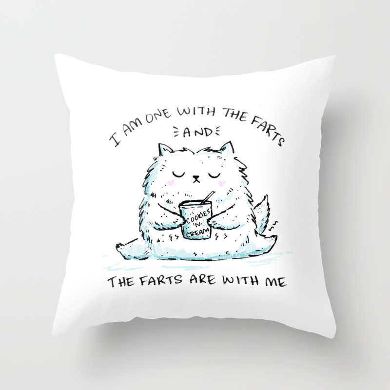 farting hippo pillow