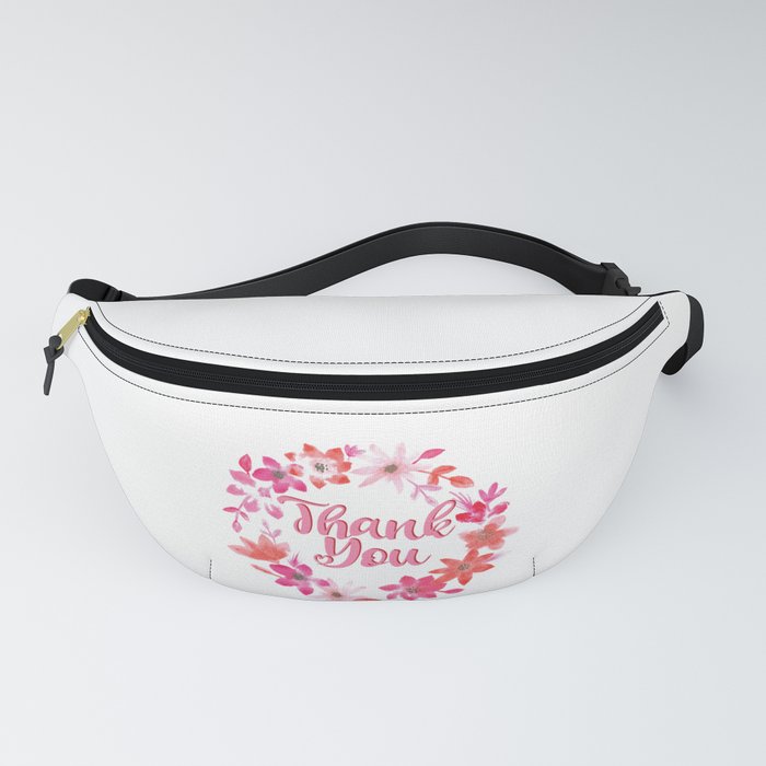 Thank You Note - Cute Floral  Fanny Pack