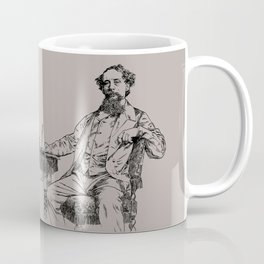 Charles Dickens-English writer-Novelist-Books Coffee Mug