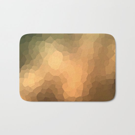 Abstract pattern "Sunny day ". Bath Mat