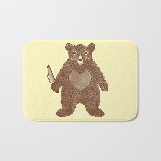 I Love You (Bear) Bath Mat