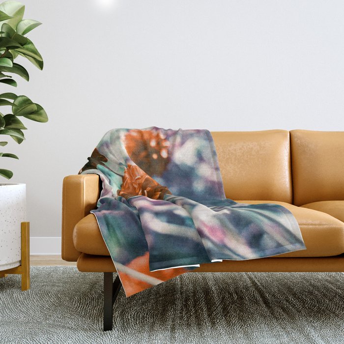 an angel's kiss in spring Throw Blanket