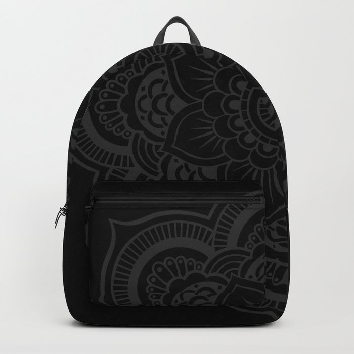 Black Mandala Backpack