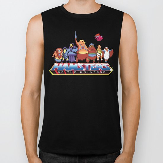 Hamsters Of The Universe Biker Tank