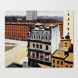 Edward Hopper - City Canvas Print
