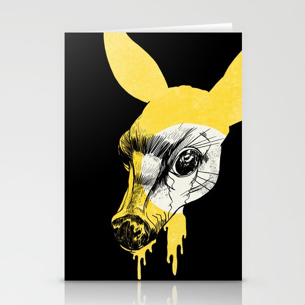 Fawn in Headlight Stationery Cards