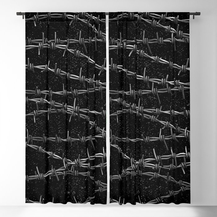 Bouquets of Barbed Wire Blackout Curtain