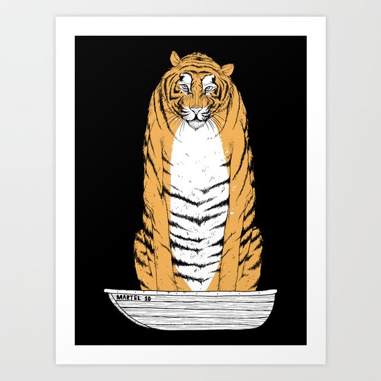 life of pi - black variant Art Print