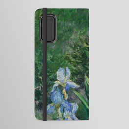 Blue Irises, Garden at Petit Gennevilliers, 1892 by Gustave Caillebotte Android Wallet Case