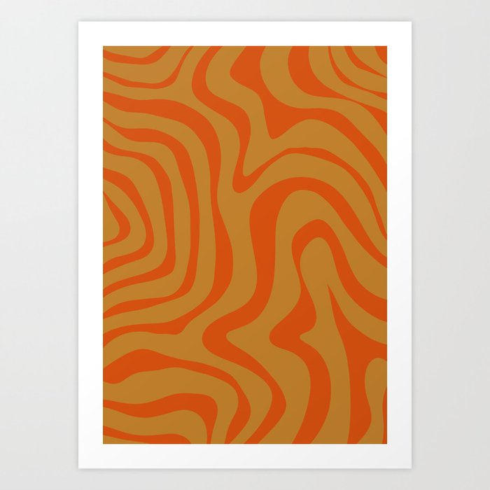 19 Abstract Swirl Bright Colour Background 221017 Valourine Design  Art Print