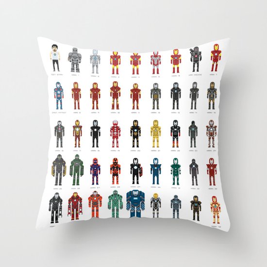 Iron Man - The Pixel Collection Throw Pillow