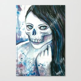 Skullgirl Canvas Print
