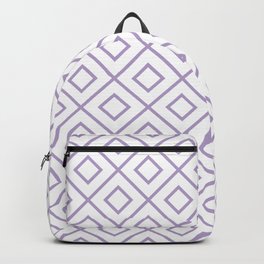 Lavender Diamond Pattern 2 Backpack