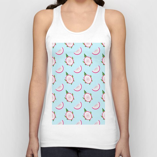 Dragon Fruit Pattern Unisex Tank Top